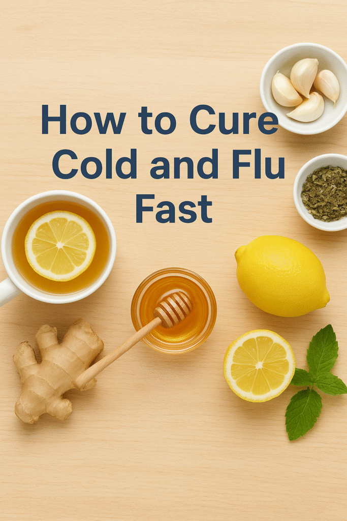 How to Cure Cold and Flu Fast – Easy and Natural Remedies