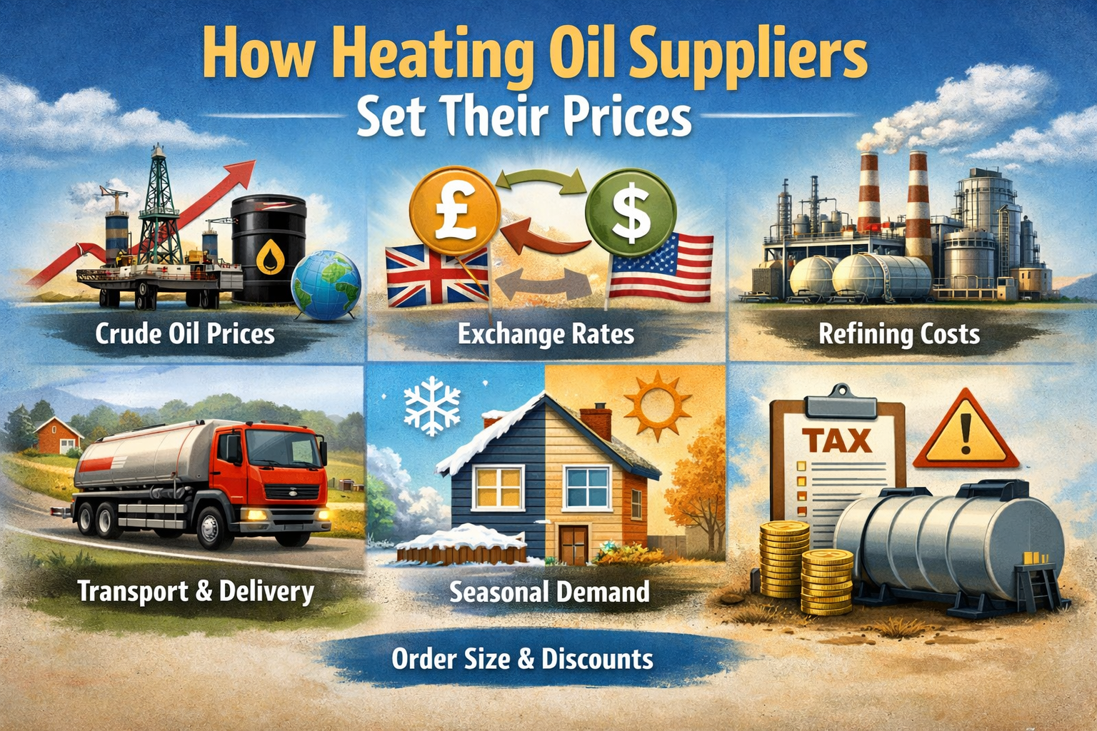 How Heating Oil Suppliers Set Their Prices