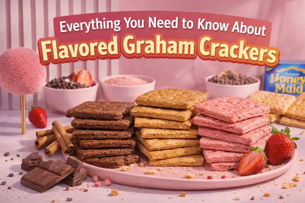 Flavored graham crackers