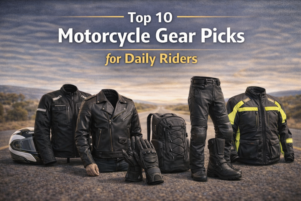 Top 10 Motorcycle Gear Picks for Daily Riders