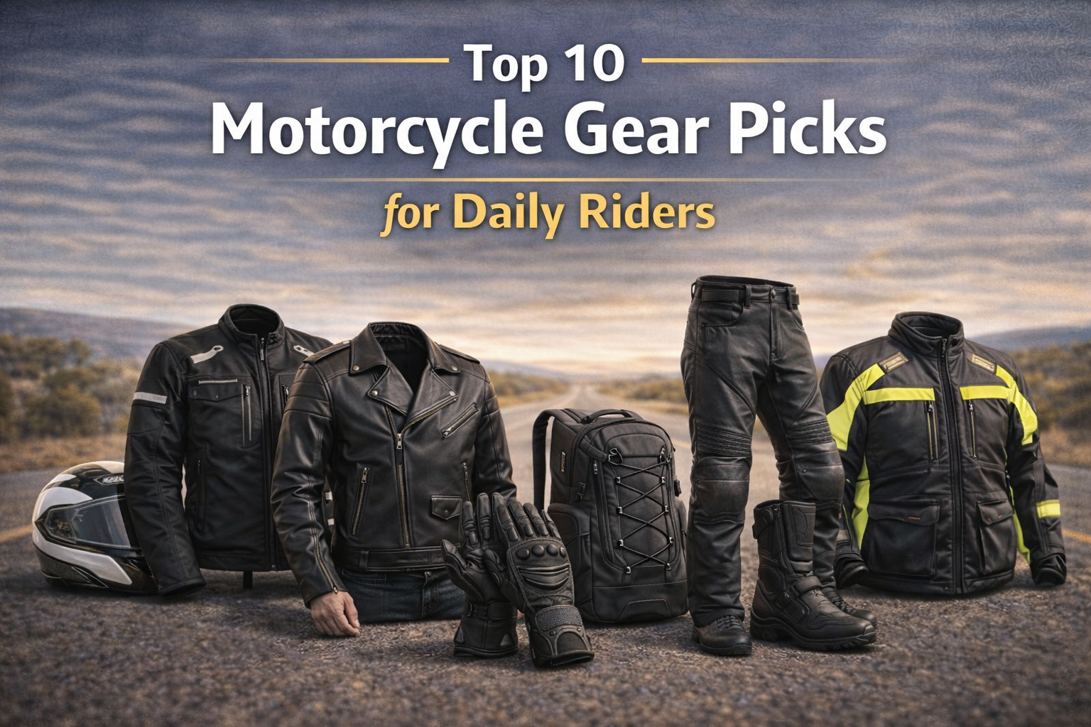 Top 10 Motorcycle Gear Picks for Daily Riders