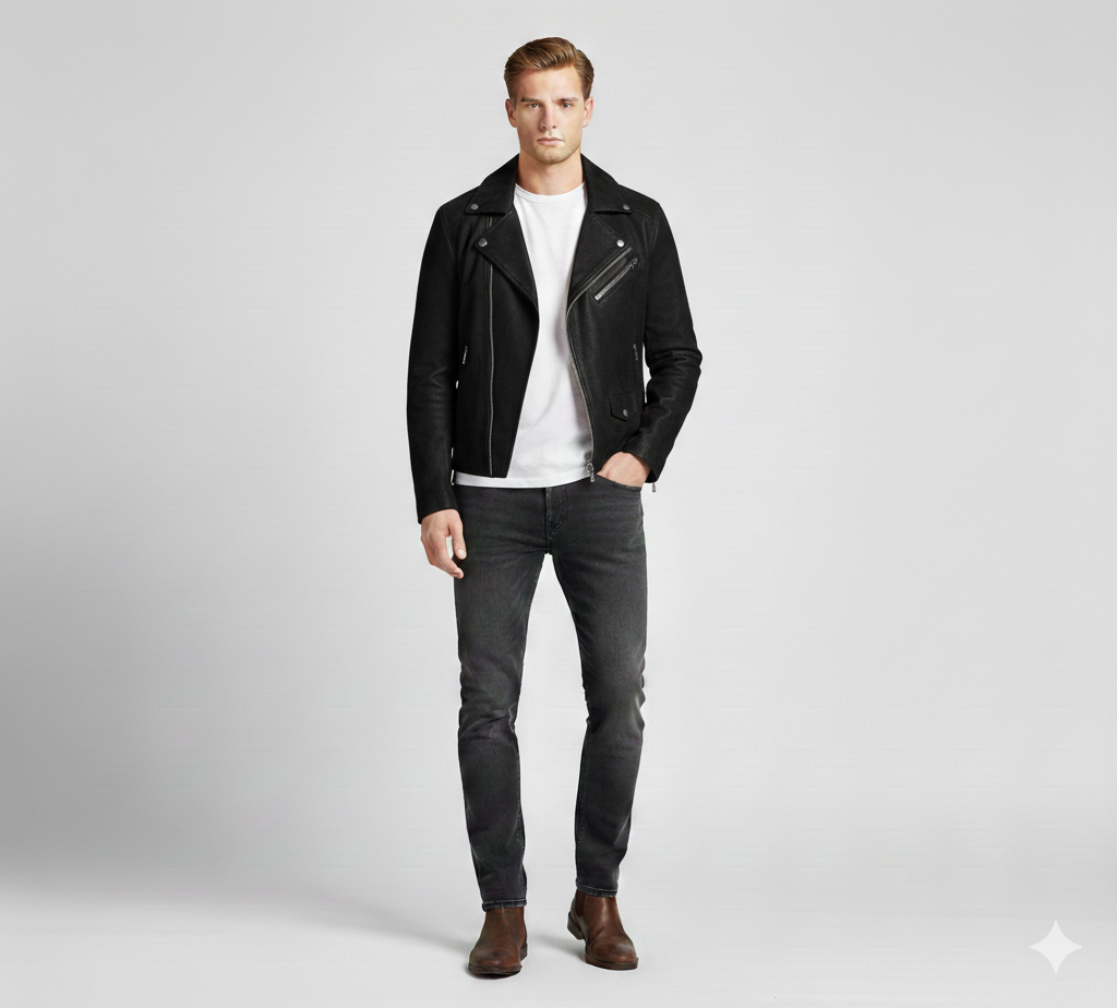 suede leather jacket