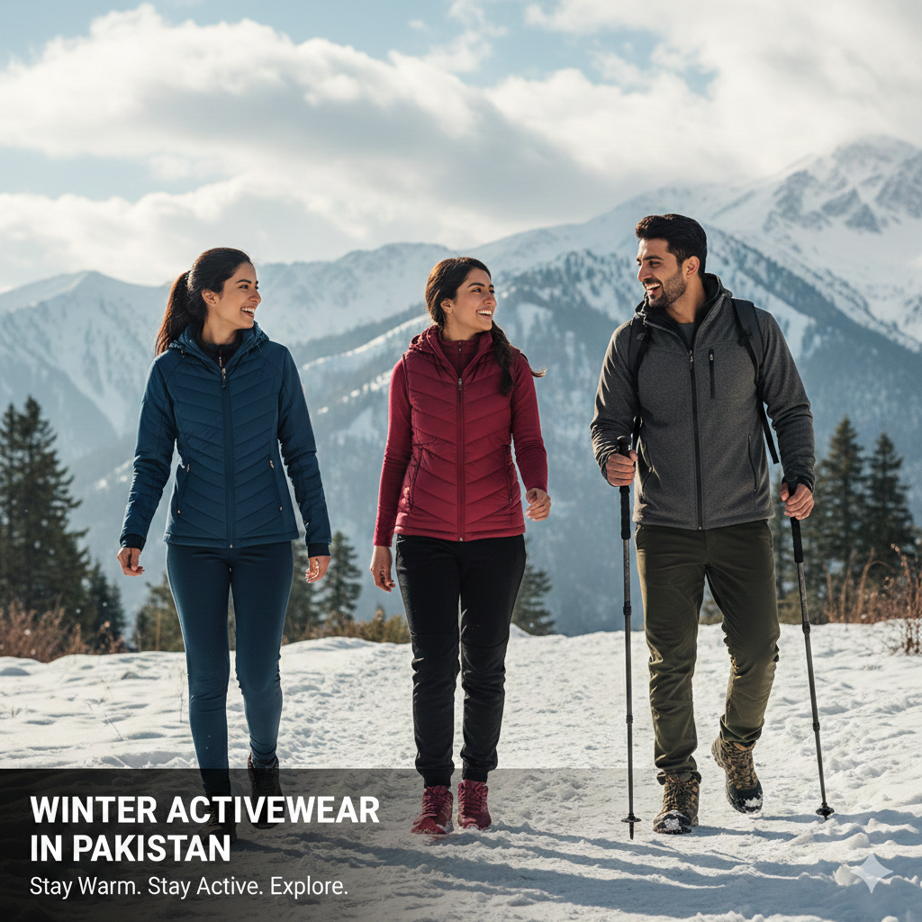 Winter activewear in Pakistan