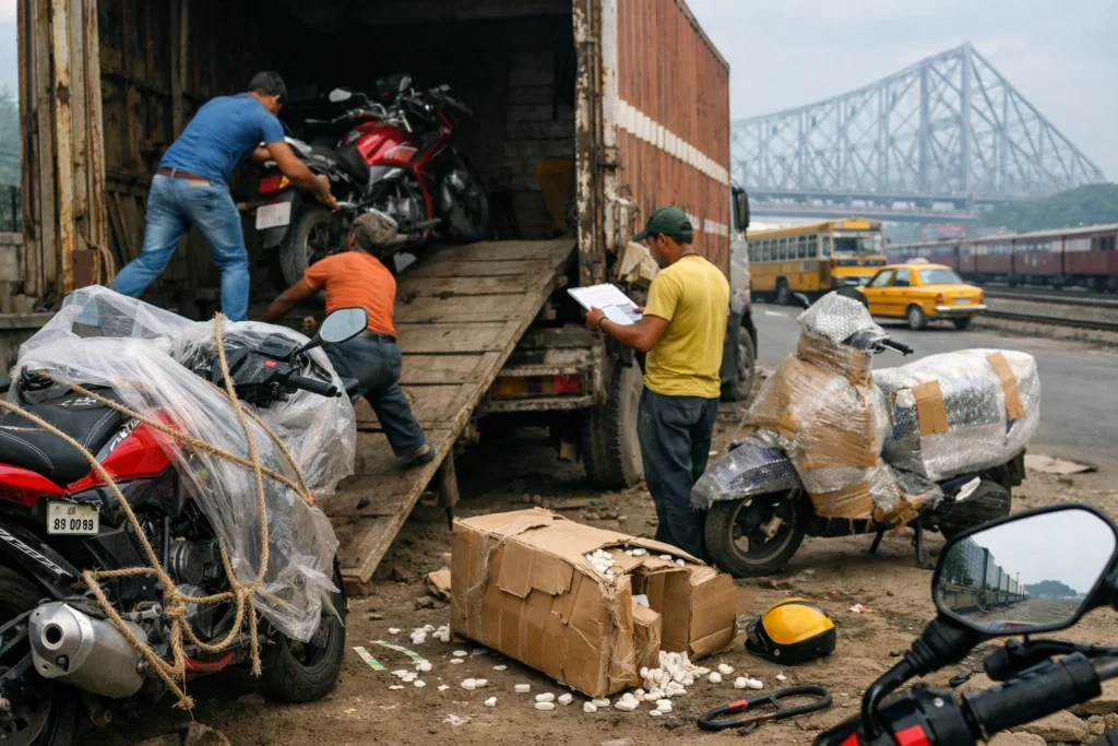 Top 5 Mistakes First-Timers Make in Kolkata Bike Shifting and How to Avoid Them