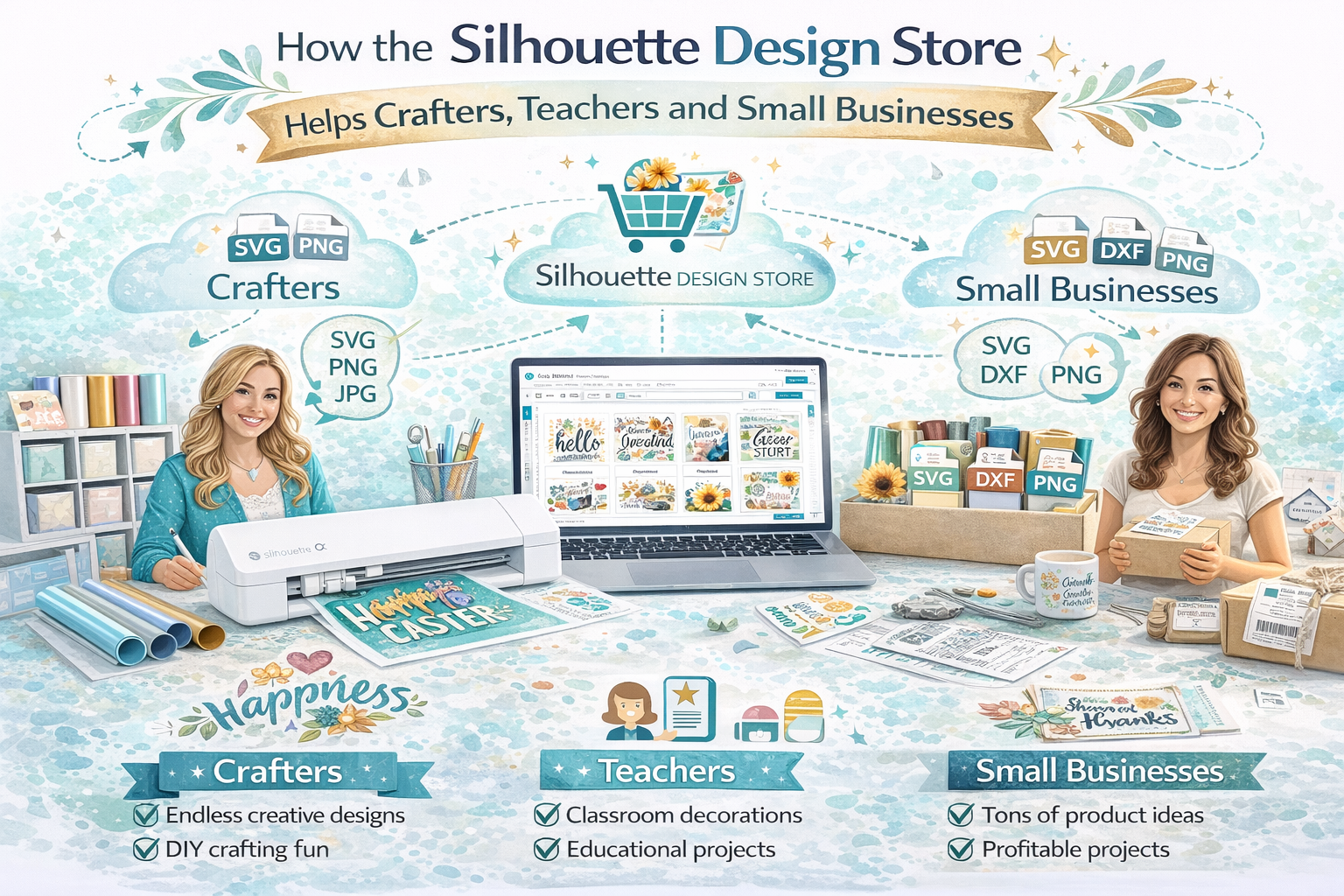 How the Silhouette Design Store Helps Crafters, Teachers and Small Businesses