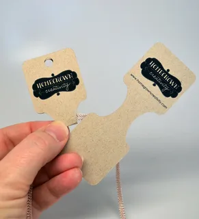 Custom Folded Tags for Professional Branding and Retail Packaging