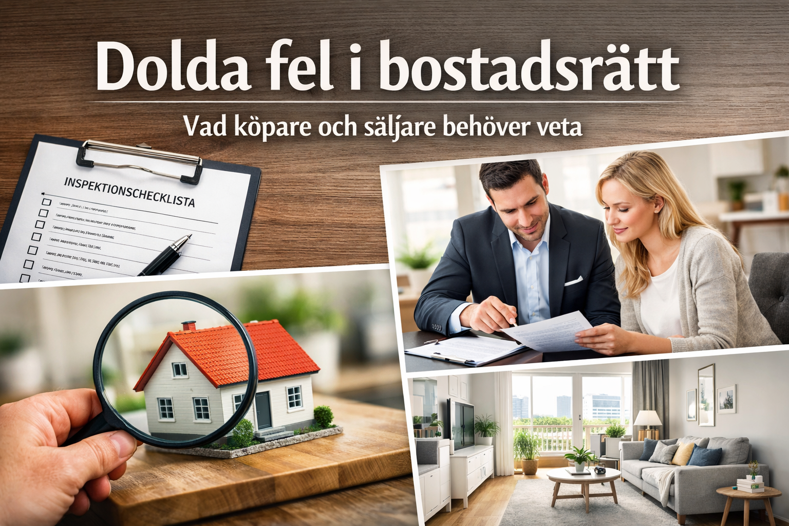 Dolda fel i bostadsrätt Vad köpare och säljare behöver veta