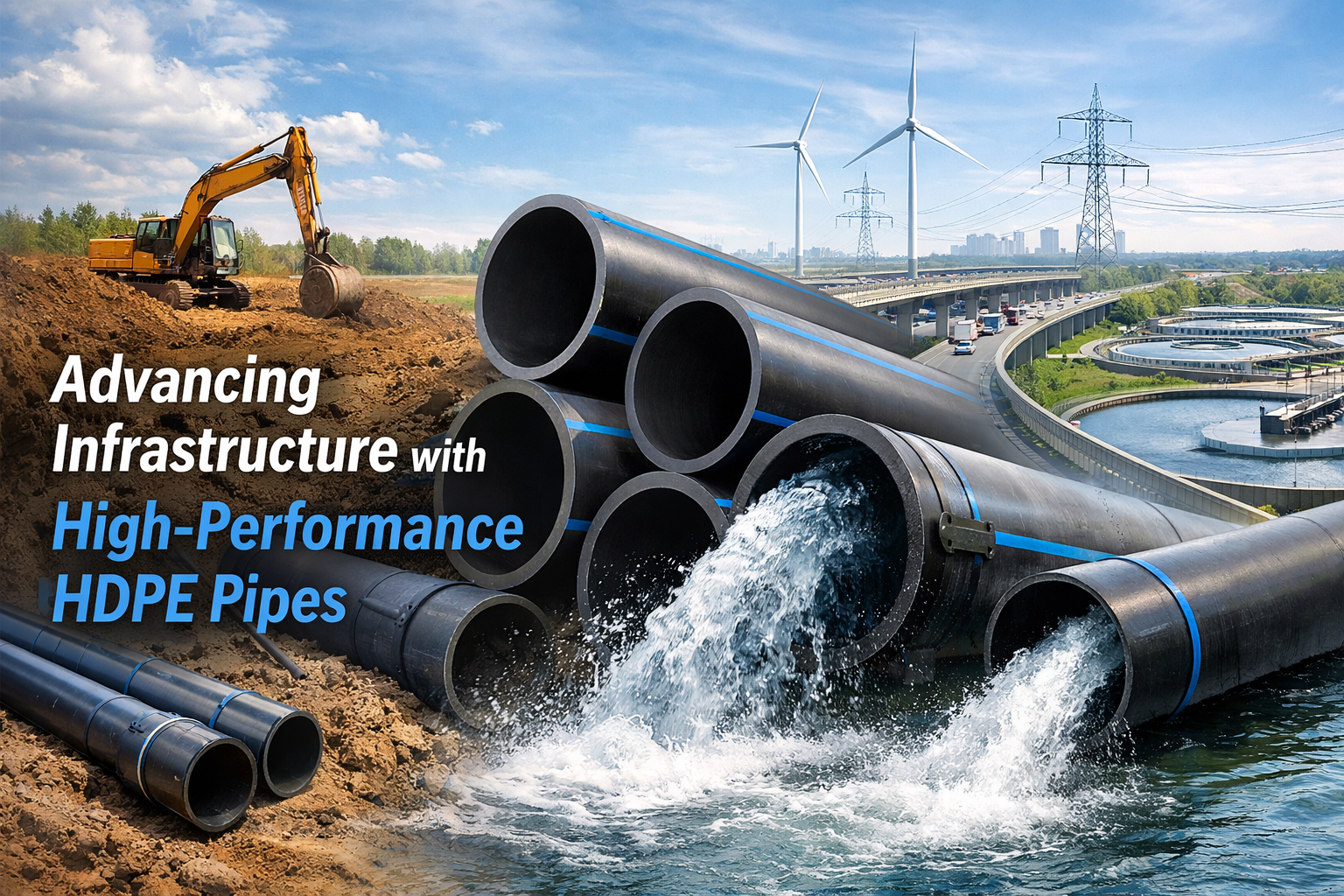 Advancing Infrastructure with High-Performance HDPE Pipes